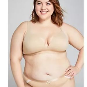 Nearly New Nude Cacique Simply Wire Free Tshirt Bra 40DDD